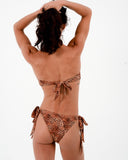 Sunseeker Leopard - Side Tie Bikini Bottoms