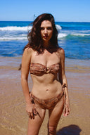 Sunseeker Leopard - Side Tie Bikini Bottoms